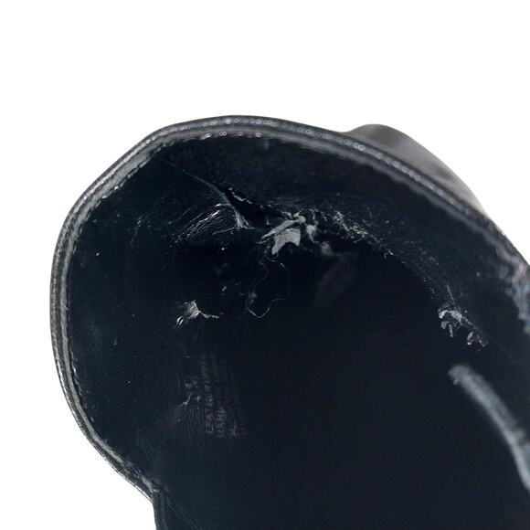 GIANNI BINI! BLACK SOFT, SUPPLE GENUINE LEATHER ELEGANT ZIPPER ANKLE BOOTS!SZ 8M - Picture 11 of 12
